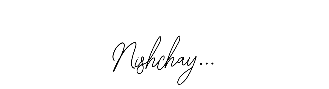 The best way (Bearetta-2O07w) to make a short signature is to pick only two or three words in your name. The name Nishchay... include a total of six letters. For converting this name. Nishchay... signature style 12 images and pictures png