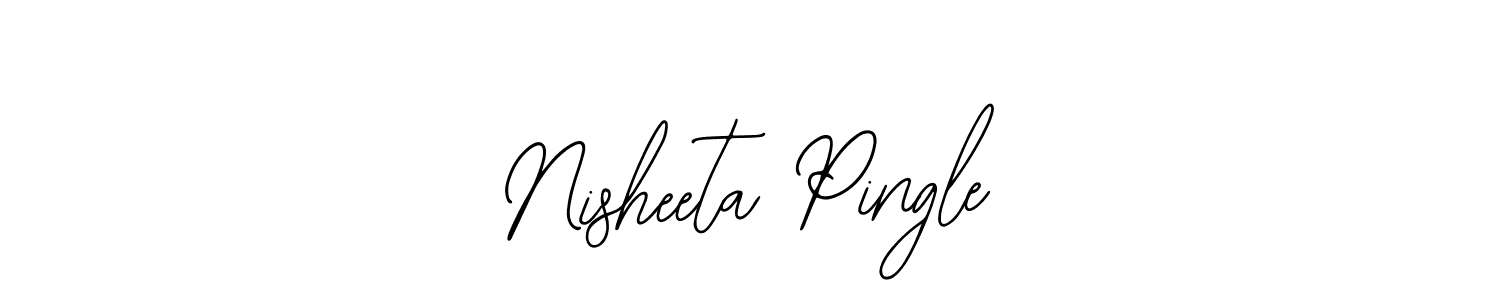 How to make Nisheeta Pingle signature? Bearetta-2O07w is a professional autograph style. Create handwritten signature for Nisheeta Pingle name. Nisheeta Pingle signature style 12 images and pictures png