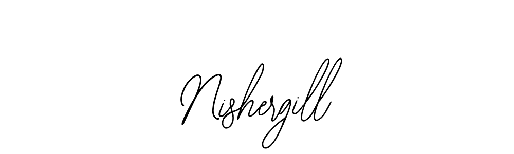 Use a signature maker to create a handwritten signature online. With this signature software, you can design (Bearetta-2O07w) your own signature for name Nishergill. Nishergill signature style 12 images and pictures png