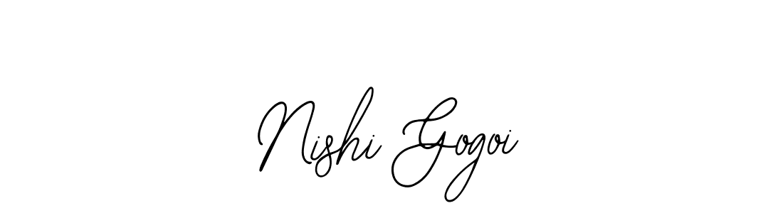 Design your own signature with our free online signature maker. With this signature software, you can create a handwritten (Bearetta-2O07w) signature for name Nishi Gogoi. Nishi Gogoi signature style 12 images and pictures png