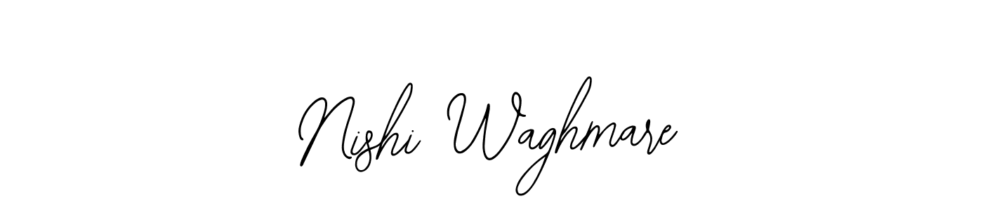 The best way (Bearetta-2O07w) to make a short signature is to pick only two or three words in your name. The name Nishi Waghmare include a total of six letters. For converting this name. Nishi Waghmare signature style 12 images and pictures png