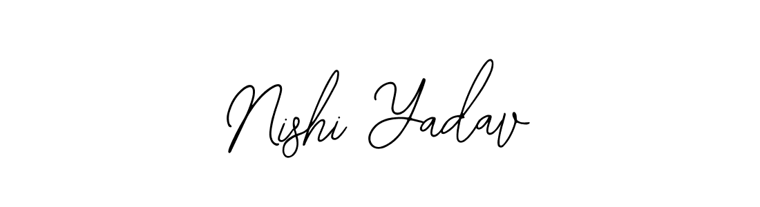 Nishi Yadav stylish signature style. Best Handwritten Sign (Bearetta-2O07w) for my name. Handwritten Signature Collection Ideas for my name Nishi Yadav. Nishi Yadav signature style 12 images and pictures png