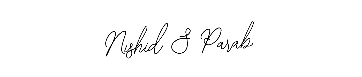 Nishid S Parab stylish signature style. Best Handwritten Sign (Bearetta-2O07w) for my name. Handwritten Signature Collection Ideas for my name Nishid S Parab. Nishid S Parab signature style 12 images and pictures png