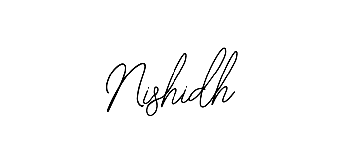 Nishidh stylish signature style. Best Handwritten Sign (Bearetta-2O07w) for my name. Handwritten Signature Collection Ideas for my name Nishidh. Nishidh signature style 12 images and pictures png