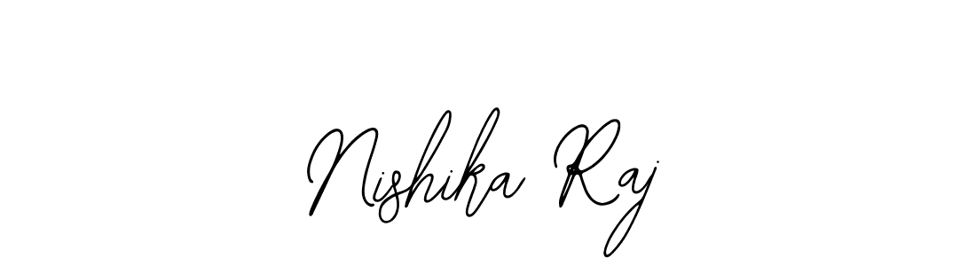 How to make Nishika Raj signature? Bearetta-2O07w is a professional autograph style. Create handwritten signature for Nishika Raj name. Nishika Raj signature style 12 images and pictures png