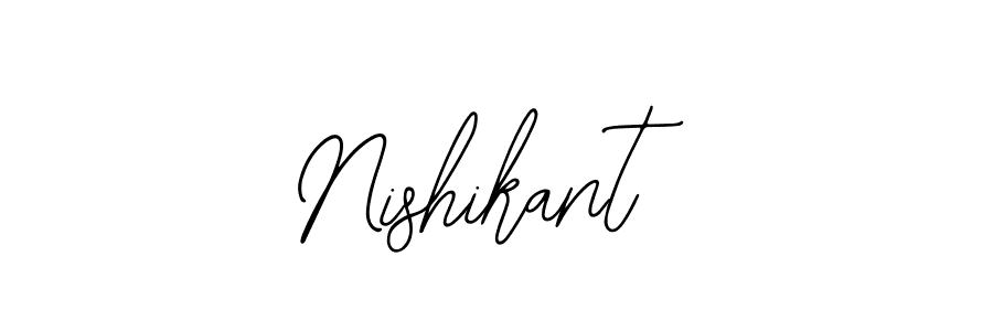 Design your own signature with our free online signature maker. With this signature software, you can create a handwritten (Bearetta-2O07w) signature for name Nishikant. Nishikant signature style 12 images and pictures png