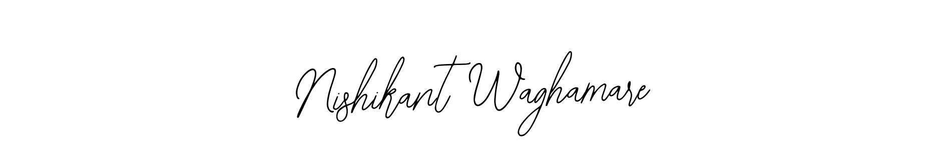 This is the best signature style for the Nishikant Waghamare name. Also you like these signature font (Bearetta-2O07w). Mix name signature. Nishikant Waghamare signature style 12 images and pictures png