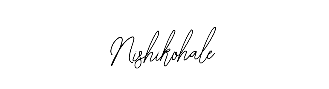 Similarly Bearetta-2O07w is the best handwritten signature design. Signature creator online .You can use it as an online autograph creator for name Nishikohale. Nishikohale signature style 12 images and pictures png