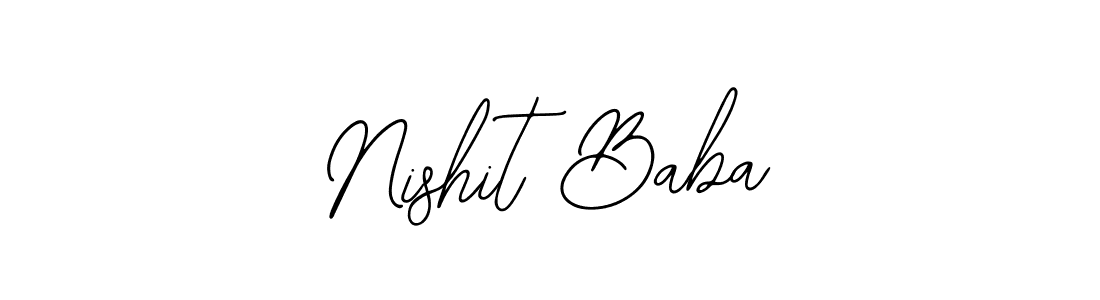 How to make Nishit Baba signature? Bearetta-2O07w is a professional autograph style. Create handwritten signature for Nishit Baba name. Nishit Baba signature style 12 images and pictures png