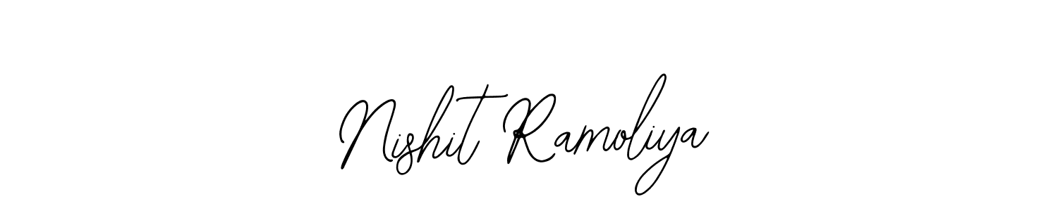 Also You can easily find your signature by using the search form. We will create Nishit Ramoliya name handwritten signature images for you free of cost using Bearetta-2O07w sign style. Nishit Ramoliya signature style 12 images and pictures png