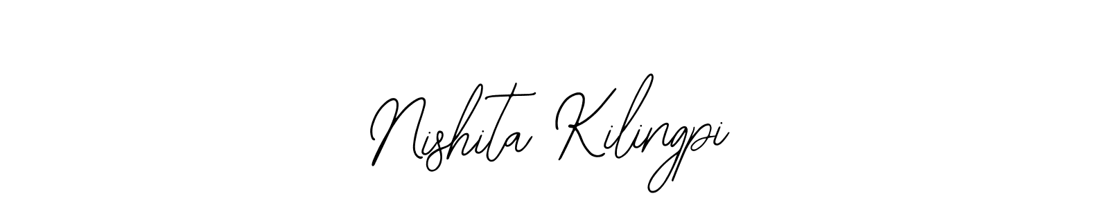 How to Draw Nishita Kilingpi signature style? Bearetta-2O07w is a latest design signature styles for name Nishita Kilingpi. Nishita Kilingpi signature style 12 images and pictures png
