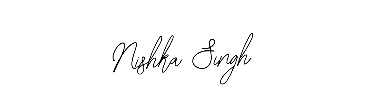 Nishka Singh stylish signature style. Best Handwritten Sign (Bearetta-2O07w) for my name. Handwritten Signature Collection Ideas for my name Nishka Singh. Nishka Singh signature style 12 images and pictures png