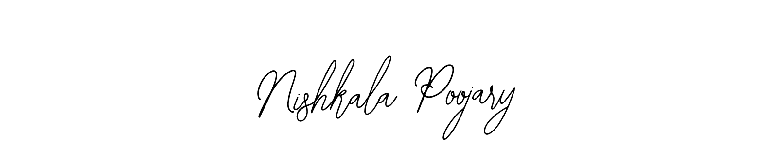 You can use this online signature creator to create a handwritten signature for the name Nishkala Poojary. This is the best online autograph maker. Nishkala Poojary signature style 12 images and pictures png