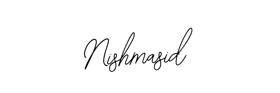 The best way (Bearetta-2O07w) to make a short signature is to pick only two or three words in your name. The name Nishmasid include a total of six letters. For converting this name. Nishmasid signature style 12 images and pictures png