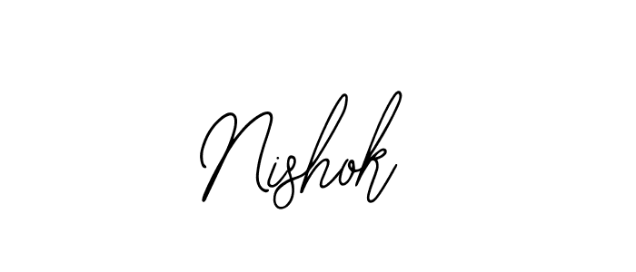Once you've used our free online signature maker to create your best signature Bearetta-2O07w style, it's time to enjoy all of the benefits that Nishok  name signing documents. Nishok  signature style 12 images and pictures png