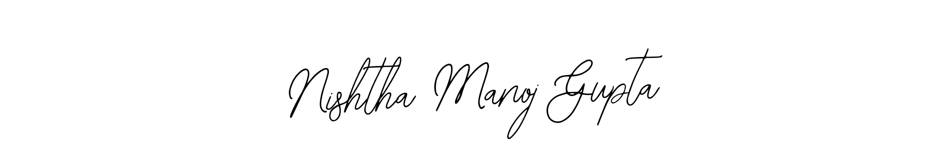 Create a beautiful signature design for name Nishtha Manoj Gupta. With this signature (Bearetta-2O07w) fonts, you can make a handwritten signature for free. Nishtha Manoj Gupta signature style 12 images and pictures png