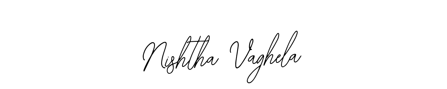 How to make Nishtha Vaghela signature? Bearetta-2O07w is a professional autograph style. Create handwritten signature for Nishtha Vaghela name. Nishtha Vaghela signature style 12 images and pictures png