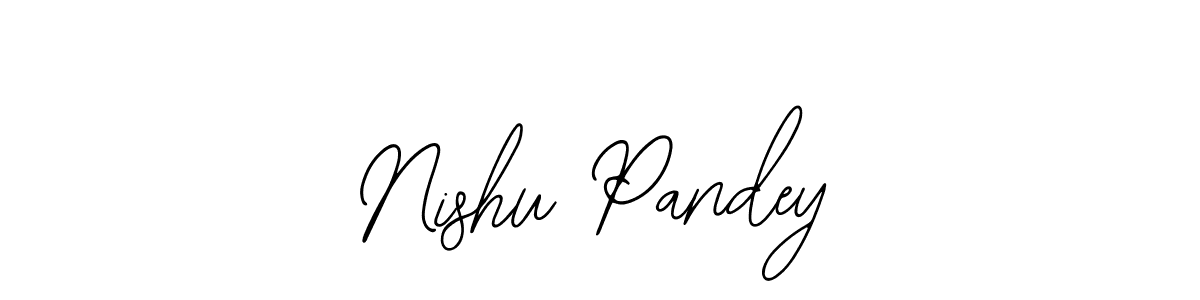 How to make Nishu Pandey signature? Bearetta-2O07w is a professional autograph style. Create handwritten signature for Nishu Pandey name. Nishu Pandey signature style 12 images and pictures png