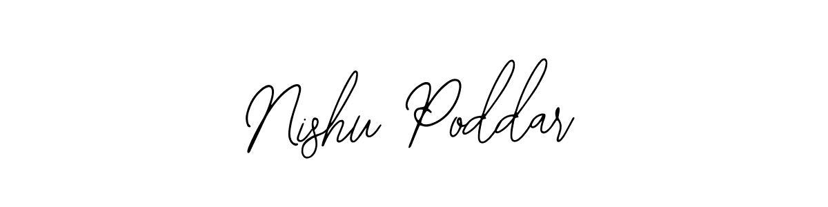 Make a beautiful signature design for name Nishu Poddar. With this signature (Bearetta-2O07w) style, you can create a handwritten signature for free. Nishu Poddar signature style 12 images and pictures png