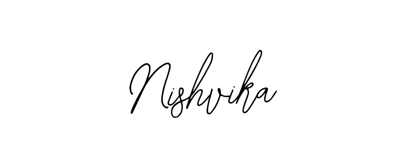 Make a beautiful signature design for name Nishvika. With this signature (Bearetta-2O07w) style, you can create a handwritten signature for free. Nishvika signature style 12 images and pictures png