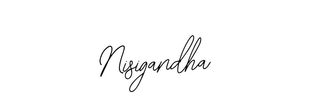 How to make Nisigandha signature? Bearetta-2O07w is a professional autograph style. Create handwritten signature for Nisigandha name. Nisigandha signature style 12 images and pictures png