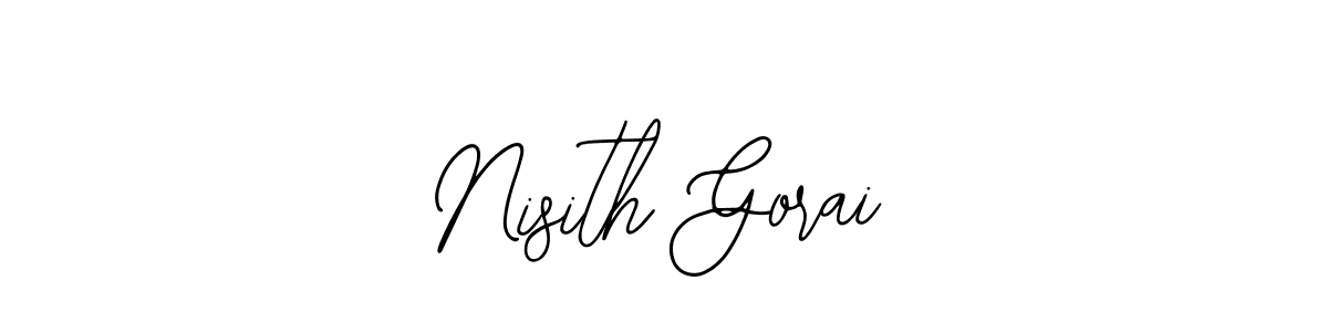 Use a signature maker to create a handwritten signature online. With this signature software, you can design (Bearetta-2O07w) your own signature for name Nisith Gorai. Nisith Gorai signature style 12 images and pictures png