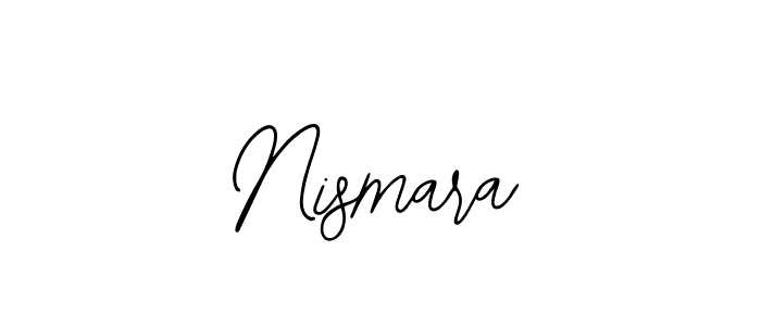 Similarly Bearetta-2O07w is the best handwritten signature design. Signature creator online .You can use it as an online autograph creator for name Nismara. Nismara signature style 12 images and pictures png