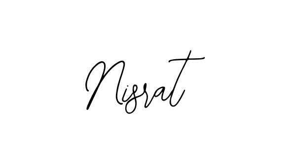 The best way (Bearetta-2O07w) to make a short signature is to pick only two or three words in your name. The name Nisrat include a total of six letters. For converting this name. Nisrat signature style 12 images and pictures png