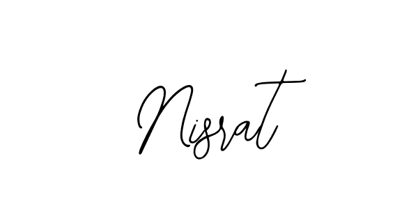 The best way (Bearetta-2O07w) to make a short signature is to pick only two or three words in your name. The name Nisrat include a total of six letters. For converting this name. Nisrat signature style 12 images and pictures png