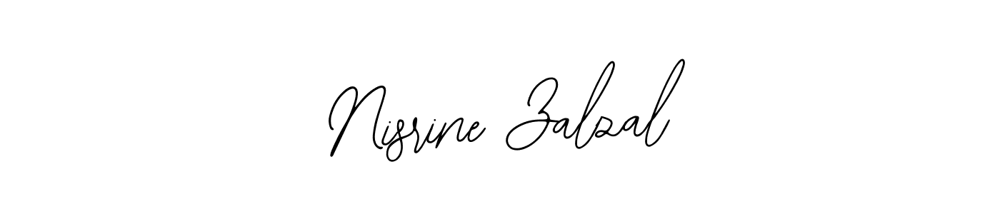 Design your own signature with our free online signature maker. With this signature software, you can create a handwritten (Bearetta-2O07w) signature for name Nisrine Zalzal. Nisrine Zalzal signature style 12 images and pictures png