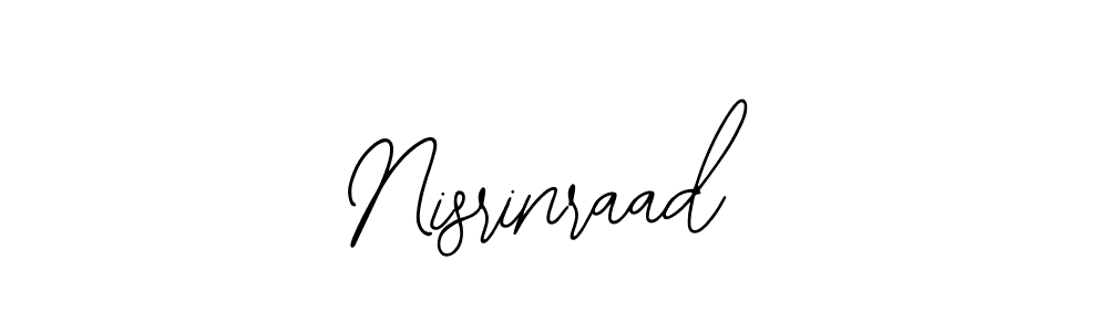 Create a beautiful signature design for name Nisrinraad. With this signature (Bearetta-2O07w) fonts, you can make a handwritten signature for free. Nisrinraad signature style 12 images and pictures png