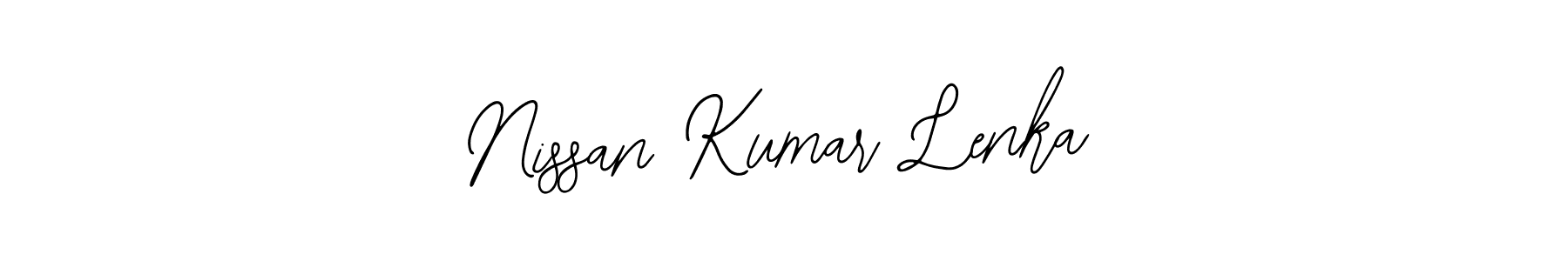 Design your own signature with our free online signature maker. With this signature software, you can create a handwritten (Bearetta-2O07w) signature for name Nissan Kumar Lenka. Nissan Kumar Lenka signature style 12 images and pictures png