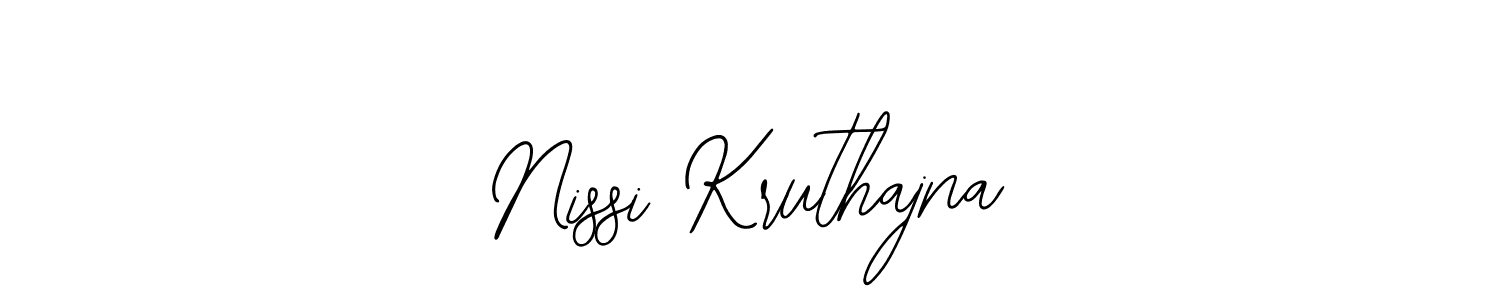 Nissi Kruthajna stylish signature style. Best Handwritten Sign (Bearetta-2O07w) for my name. Handwritten Signature Collection Ideas for my name Nissi Kruthajna. Nissi Kruthajna signature style 12 images and pictures png