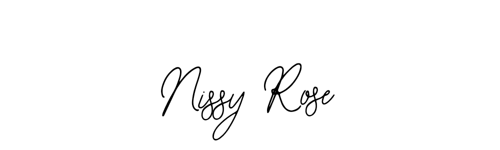 The best way (Bearetta-2O07w) to make a short signature is to pick only two or three words in your name. The name Nissy Rose include a total of six letters. For converting this name. Nissy Rose signature style 12 images and pictures png