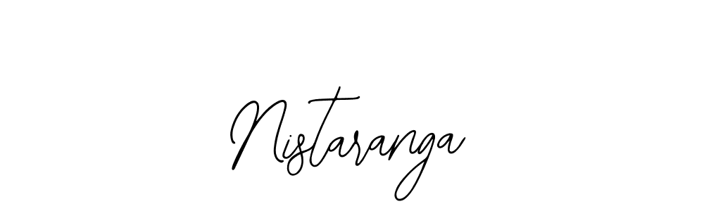 Use a signature maker to create a handwritten signature online. With this signature software, you can design (Bearetta-2O07w) your own signature for name Nistaranga. Nistaranga signature style 12 images and pictures png