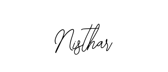 Nisthar stylish signature style. Best Handwritten Sign (Bearetta-2O07w) for my name. Handwritten Signature Collection Ideas for my name Nisthar. Nisthar signature style 12 images and pictures png