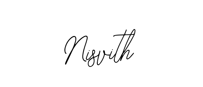 if you are searching for the best signature style for your name Nisvith. so please give up your signature search. here we have designed multiple signature styles  using Bearetta-2O07w. Nisvith signature style 12 images and pictures png