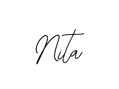 Nita stylish signature style. Best Handwritten Sign (Bearetta-2O07w) for my name. Handwritten Signature Collection Ideas for my name Nita. Nita signature style 12 images and pictures png