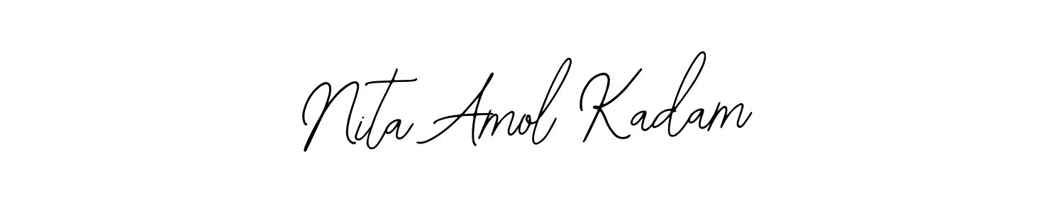 Make a beautiful signature design for name Nita Amol Kadam. With this signature (Bearetta-2O07w) style, you can create a handwritten signature for free. Nita Amol Kadam signature style 12 images and pictures png