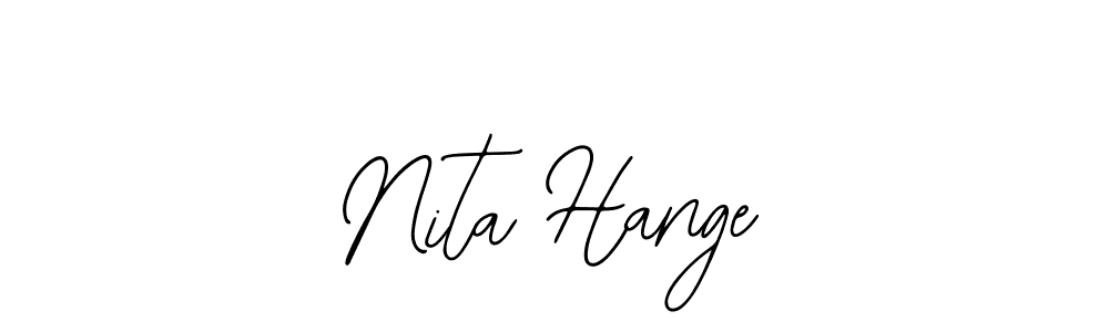 How to make Nita Hange signature? Bearetta-2O07w is a professional autograph style. Create handwritten signature for Nita Hange name. Nita Hange signature style 12 images and pictures png