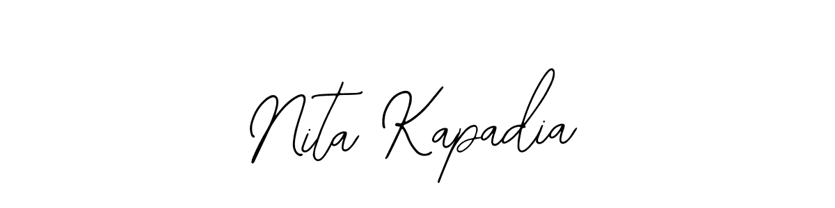 You can use this online signature creator to create a handwritten signature for the name Nita Kapadia. This is the best online autograph maker. Nita Kapadia signature style 12 images and pictures png