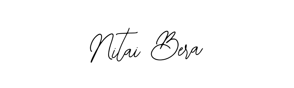 How to make Nitai Bera signature? Bearetta-2O07w is a professional autograph style. Create handwritten signature for Nitai Bera name. Nitai Bera signature style 12 images and pictures png