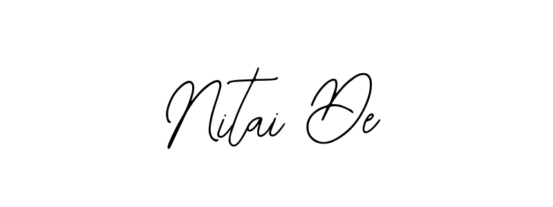 Make a beautiful signature design for name Nitai De. With this signature (Bearetta-2O07w) style, you can create a handwritten signature for free. Nitai De signature style 12 images and pictures png