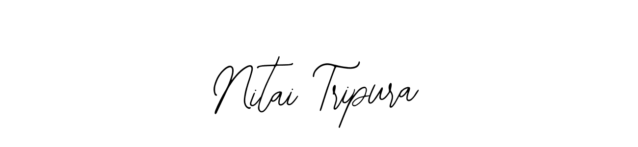 Create a beautiful signature design for name Nitai Tripura. With this signature (Bearetta-2O07w) fonts, you can make a handwritten signature for free. Nitai Tripura signature style 12 images and pictures png