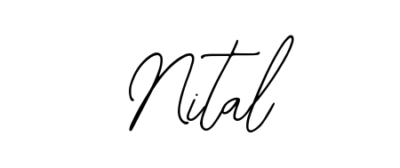 Designed for modern professionals: Nital name signature crafted with Bearetta-2O07w script. Ready for digital PDF workflows. Nital signature style 12 images and pictures png