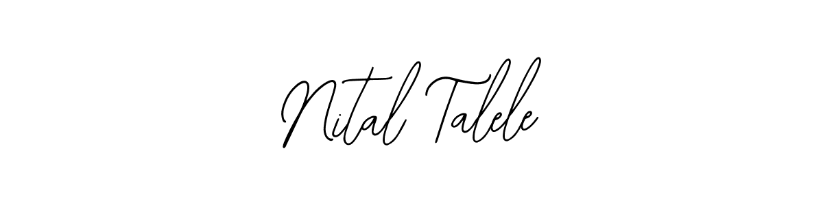 Design your own signature with our free online signature maker. With this signature software, you can create a handwritten (Bearetta-2O07w) signature for name Nital Talele. Nital Talele signature style 12 images and pictures png