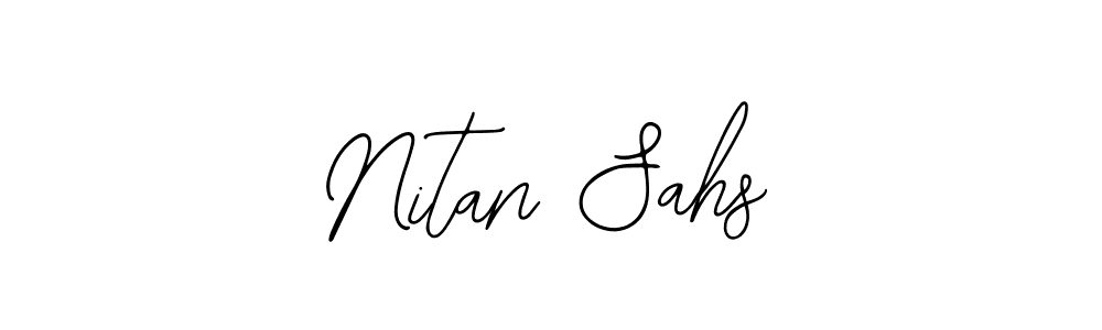 Similarly Bearetta-2O07w is the best handwritten signature design. Signature creator online .You can use it as an online autograph creator for name Nitan Sahs. Nitan Sahs signature style 12 images and pictures png