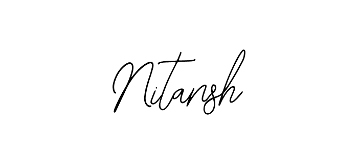 Also You can easily find your signature by using the search form. We will create Nitansh name handwritten signature images for you free of cost using Bearetta-2O07w sign style. Nitansh signature style 12 images and pictures png