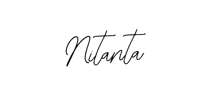 Design your own signature with our free online signature maker. With this signature software, you can create a handwritten (Bearetta-2O07w) signature for name Nitanta. Nitanta signature style 12 images and pictures png