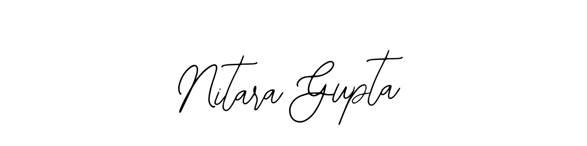 How to make Nitara Gupta signature? Bearetta-2O07w is a professional autograph style. Create handwritten signature for Nitara Gupta name. Nitara Gupta signature style 12 images and pictures png